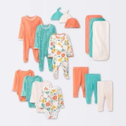 Baby Girls' Layette Garden Gifting Bundle - Cloud Island™ Floral -Cloud Island GUEST 009b4bd7 ce24 433f a6a8 f06f0f4f1d2f