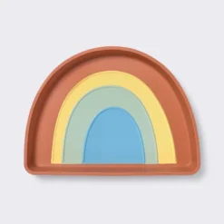 Silicone Dining Plate - Rainbow - Cloud Island™ -Cloud Island GUEST 04398f92 263c 4074 8fdd fd2f6bbaddc0