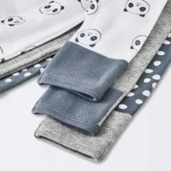 Baby Boys' 3pk Pandas Zip-Up Sleep N' Play - Cloud Island™ Heather Gray -Cloud Island GUEST 045b11c0 5032 4ab4 93cf 1d5ba1afdcc0