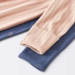 Baby Girls' 2pk Cozy Wide Ribbed Floral Sleep N' Play - Cloud Island™ Pink/Blue -Cloud Island GUEST 04e15f1e 3fc2 43cb 9f96 1d20ad7caf6f