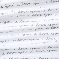 Fitted Crib Sheet I Love You - Cloud Island™ White/Gray -Cloud Island GUEST 05dfb309 0920 4591 b2d5 5376033238d6