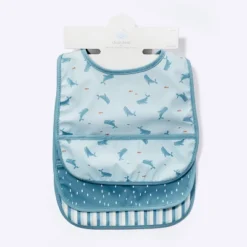Water-Resistant Bibs - 3pk - Whales/Stripes/Dots - Cloud Island™ -Cloud Island GUEST 05e3352d ff0c 463e 9cc6 96486f9d9557