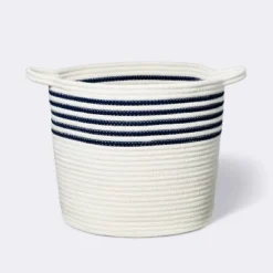 Coiled Rope Bin With Color Band - Cloud Island™ -Cloud Island GUEST 0901c62a 2148 47a4 9afd b3297d148d7b