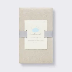 Polyester Rayon Fitted Crib Sheet - Stone - Cloud Island™ -Cloud Island GUEST 0b0c906d f701 4a39 9ba6 bbe4bc5c64c9