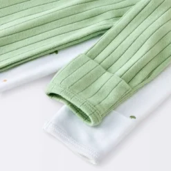 Baby 2pk Cozy Wide Ribbed Mushrooms Sleep N' Play - Cloud Island™ Green -Cloud Island GUEST 1bdc39a0 c518 4ec5 9632 d7e3202c138d