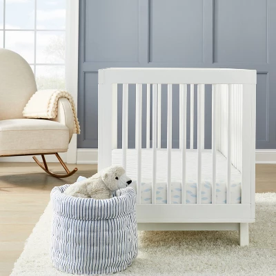 Fitted Crib Sheet - Cloud Island™ School Of Fish Light Blue And White 1 Fitted Crib Sheet - Cloud Island™ School Of Fish Light Blue And White