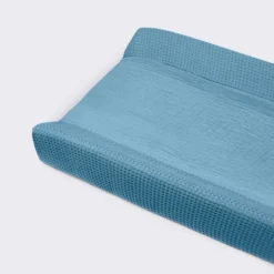 Muslin Waffle Changing Pad Cover - Blue - Cloud Island™ -Cloud Island GUEST 25d75fd4 d1f1 43b2 a2b2 0c3c3f4cf993
