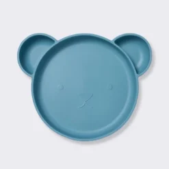 Silicone Dining Plate - Blue Bear - Cloud Island™ -Cloud Island GUEST 26827079 2ca5 4b77 85cb 735ef3a78166
