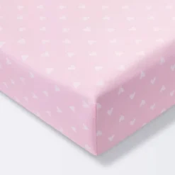 Fitted Crib Sheet Hearts - Cloud Island™ Pink -Cloud Island GUEST 2a7ae5c0 2dec 4b83 9ece 7fc8418eb9a3