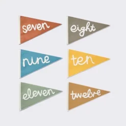 Milestone Felt Pennants - Multi Color - Cloud Island™ -Cloud Island GUEST 2d655339 351b 4fa7 a813 a9115447fe87