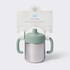 8oz Stainless Steel Sippy Cup - Green - Cloud Island™ 6 8oz Stainless Steel Sippy Cup - Green - Cloud Island™ -Cloud Island GUEST 2e9167f9 d0bd 489b 9b7c a9516ec7fdb2