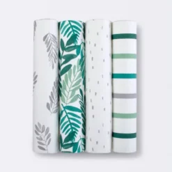 Flannel Baby Blanket - Cloud Island™ Green 4pk -Cloud Island GUEST 2f74ca0c 2908 4a85 9f61 a47a7c97f056