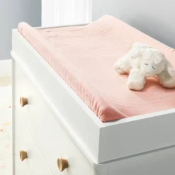 Muslin Changing Pad Cover - Pink - Cloud Island™