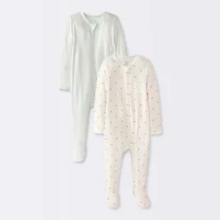 Baby 2pk Stars Soft Blend Sleep N' Play - Cloud Island™ Green -Cloud Island GUEST 33bf8445 93e8 4277 90e6 c0b086a9e880