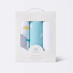 Muslin Swaddle Blankets Adventure Awaits 3pk - Cloud Island™ Light Blue -Cloud Island GUEST 34ef9cb0 c162 4737 b1c7 c8fd0aebe640