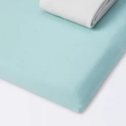 Fitted Play Yard Jersey Sheet - Cloud Island™ - Light Green/Gray - 2pk 5 Fitted Play Yard Jersey Sheet - Cloud Island™ - Light Green/Gray - 2pk -Cloud Island GUEST 35b258dd b576 45c0 84aa 367dc235d62c