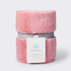 Solid Satin Edge Plush Blanket - Mauve - Cloud Island™ -Cloud Island GUEST 38a4eb9d 08a2 490a bf23 44818ea6d0b2