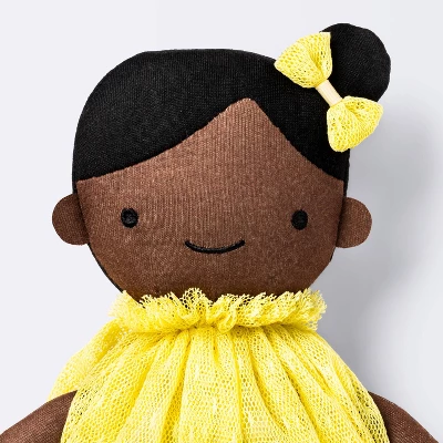 Plush Doll With Yellow Dress - Cloud Island™ 2 Plush Doll With Yellow Dress - Cloud Island™ - Image 2