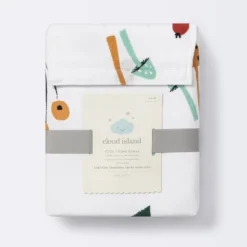 Fitted Crib Sheet Foilage - Cloud Island™ -Cloud Island GUEST 41968646 4a1c 4fb0 91d4 e985ca25d417