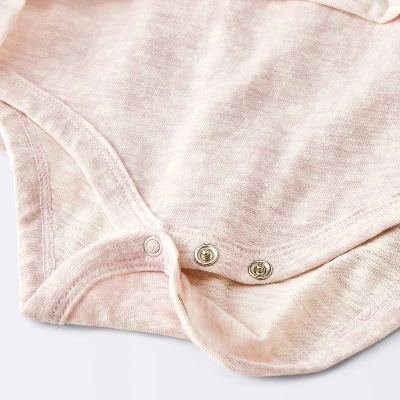 Baby Girls' Floral Modal Jersey Romper - Cloud Island™ Pink 3 Baby Girls' Floral Modal Jersey Romper - Cloud Island™ Pink - Image 3