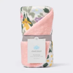 Plush Baby Blanket - Painterly Floral - Cloud Island™ -Cloud Island GUEST 45906c22 7e9d 448c 92ca 2f2fdf07b8f2