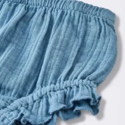 Baby Girls' 2pc Embroidered Floral Gauze Top & Bottom Set - Cloud Island™ Blue 6 Baby Girls' 2pc Embroidered Floral Gauze Top & Bottom Set - Cloud Island™ Blue -Cloud Island GUEST 471a329b 96d6 40ac 93d8 49ee0b195956