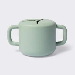 Silicone Snack Cup With Lid - Green - Cloud Island™ -Cloud Island GUEST 4812de8e 5173 4e44 a3f9 1811de818c97
