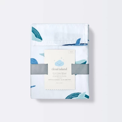 Fitted Crib Sheet Sleepy Tides - Cloud Island™ 4 Fitted Crib Sheet Sleepy Tides - Cloud Island™ - Image 4