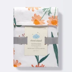 Fitted Crib Sheet - Cloud Island™ Garden Floral -Cloud Island GUEST 4c64df26 a26a 4024 bfd5 2e7578316548