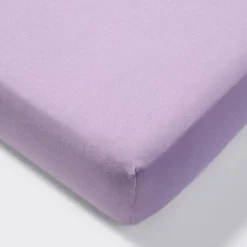 Polyester Rayon Fitted Crib Sheet - Purple - Cloud Island™ -Cloud Island GUEST 5292b260 6f83 4c15 9671 ac5d86b2a630
