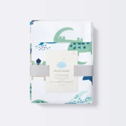 Fitted Crib Sheet Dinos Cool - Cloud Island™ - Blue/Green -Cloud Island GUEST 534c9eca 537c 442c 8c1b c83dd9c70dd0