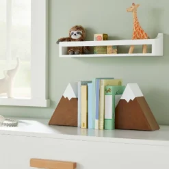Mountain Peak Bookends - Cloud Island™ Brown