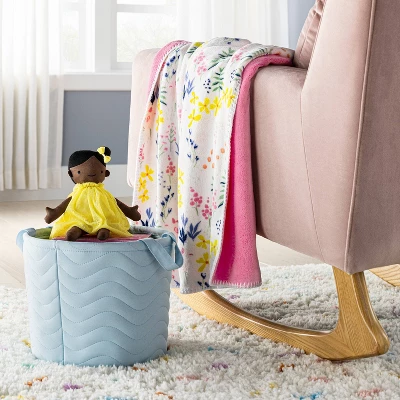 Plush Baby Blanket Floral Fields - Cloud Island™ 1 Plush Baby Blanket Floral Fields - Cloud Island™