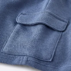 Baby Boys' 2pc Fox Striped Polo Shorts Set - Cloud Island™ Navy Blue -Cloud Island GUEST 5ba34988 d29c 4878 9301 c6839a591cf3