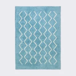 4'x6' Area Rug - Zig Zag/Blue - Cloud Island™ -Cloud Island GUEST 5f9f0aa9 caa4 4163 af3d 87a9012bdfbf