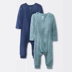 Baby Boys' 2pk Stars So Very Soft Modal Blend Romper - Cloud Island™ Navy Blue -Cloud Island GUEST 62ee34bf 569a 4fd3 8792 f8ffdfd05957