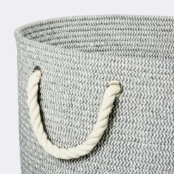 Large Round Coiled Rope Basket - Cloud Island™ 3 Large Round Coiled Rope Basket - Cloud Island™ -Cloud Island GUEST 6c031337 b0e7 4989 90ea b2aa355e278f