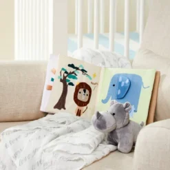 Baby Soft Book And Plush Rhino - Cloud Island™