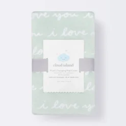 Plush Changing Pad Cover I Love You Script - Cloud Island™ Mint 5 Plush Changing Pad Cover I Love You Script - Cloud Island™ Mint -Cloud Island GUEST 77fb3759 bcda 47f6 b7a2 c077cede8f3c