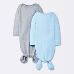 Baby Boys' 2pk Basic Waffle Gowns - Cloud Island™ Gray -Cloud Island GUEST 7afd9ffd 3142 4a22 b333 a3b1d9b40993