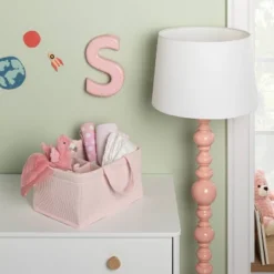 Waffle Weave Rectangular Diaper Caddy With Handles - Cloud Island™