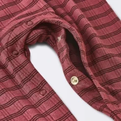 Baby Girls' Jacquard Checkered Romper & Headband - Cloud Island™ Burgundy -Cloud Island GUEST 880710d4 378c 427d b02b 2018be32f292