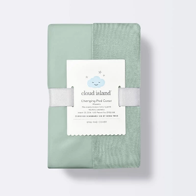 Wipeable Changing Pad Cover - Solid Sage Green - Cloud Island™ 2 Wipeable Changing Pad Cover - Solid Sage Green - Cloud Island™ - Image 2
