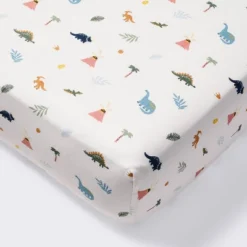 Cotton Fitted Crib Sheet - Dinos - Cloud Island™ -Cloud Island GUEST 882891f6 7da7 4b3c 8fd6 ce98edf70755