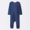 Baby Boys' 2pk Stars So Very Soft Modal Blend Romper - Cloud Island™ Navy Blue