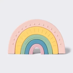 Silicone Toy - Rainbow Stacker - Cloud Island™ -Cloud Island GUEST 893674fe 4229 4ca5 af03 03365ee5dd77