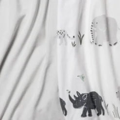 Jersey Bassinet Sheet 2pk - Cloud Island™ Two By Two Animals And Solid Gray -Cloud Island GUEST 8a2b9768 96c2 4090 aca8 d8eb8ac3742c