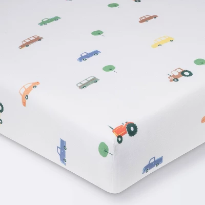 Fitted Crib Sheet - Cloud Island™ Transportation 5 Fitted Crib Sheet - Cloud Island™ Transportation - Image 5