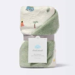 Plush Baby Blanket - Dinos - Cloud Island™ -Cloud Island GUEST 938df518 eecb 4467 a9d2 93acfae506c3