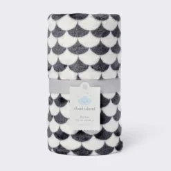 Black And White Scallop Halloween Baby Blanket - Cloud Island™ -Cloud Island GUEST a2db2125 1ab7 4631 876d 1f4f25440e4b
